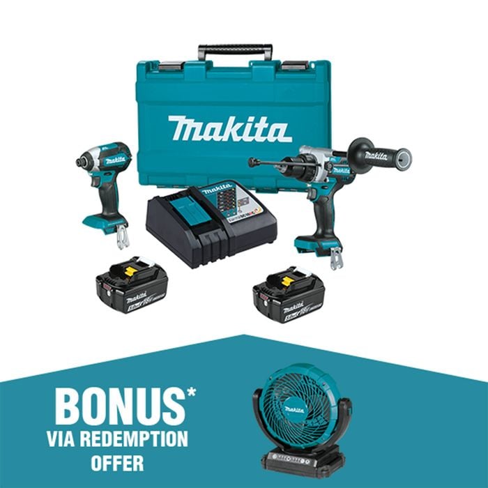 Makita LXT 18V 2 Piece Drill Driver Kit