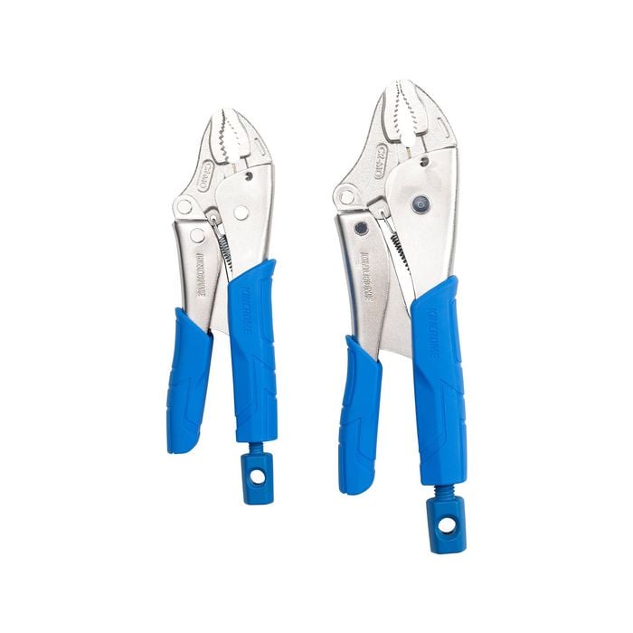 Kincrome 2pce Soft Grip Curved Jaw Locking Plier Set