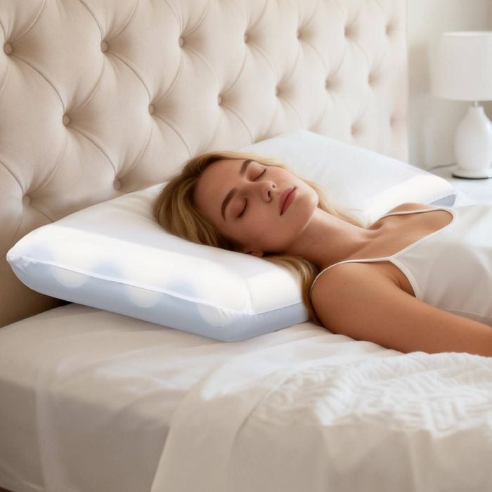 Dreamz Memory Foam Pillow Two Sided Soft And Firm