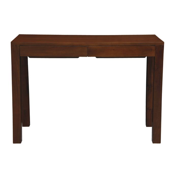 Centrum Furniture Amsterdam 2 Drawer Desk - Mahogany