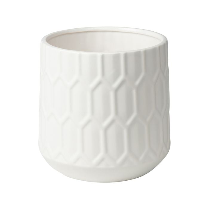 Northcote Pottery 17cm White Carter Pot