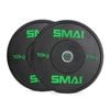 Smai Hd Bumper Plates (pair) - 10kg - Black