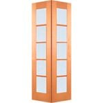 Woodcraft 2040 x 820 x 35mm Internal Bifold Door 5Lite Frosted Safety Glass