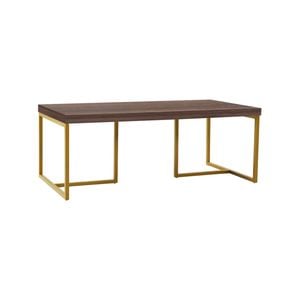 Shaan Walnut and Gold Coffee Table