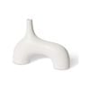 E Style 33cm Aluminium Arnold Flower Vase Decor - White