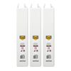 3x Marbig Clearview 3 D-ring Insert Binder A4 File 38mm Document Organiser White