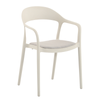 Marquee Oatmeal Resin Chair With Cushion
