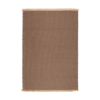 Colorscope seasons ribbed contemporary outdoor rug brown 275x365cm