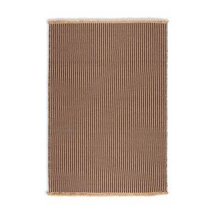 Colorscope seasons ribbed contemporary outdoor rug brown 275x365cm