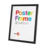 Unigift Wooden/Glass Hanging Poster Picture Photo Frame 30x40cm Black