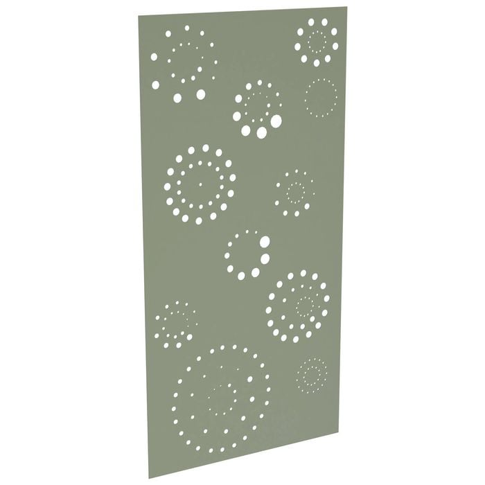 ProtectorAl 300 - 1200 x 1201 - 2400mm Pale Eucalypt Fireworks Unframed Solid Aluminium Decorative Panel 