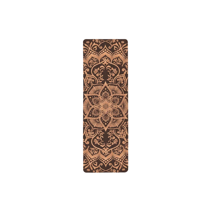 Zenvibes Extra Wide & Large Comfort Cork Yoga Mat 5mm - Blossom Harmony