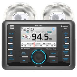 Dual Mmc36bt Marine Stereo & Speaker Package