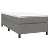 vidaXL Bed Frame without Mattress Dark Grey 107x203 cm King Single Fabric