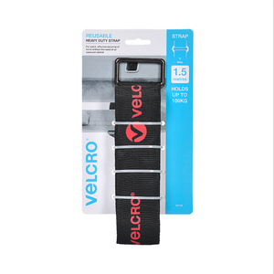 VELCRO® Brand 50mm x 1.5m 100kg Black Tie Down Strap