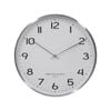 One Six Eight London  Lise 40cm Chrome Silent Wall Clock