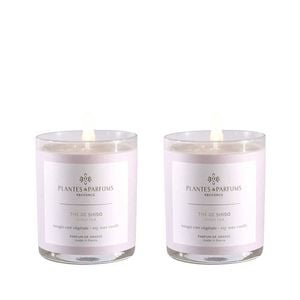 Set of 2 - 180g Perfumed Hand Poured Candle - Shiso Tea