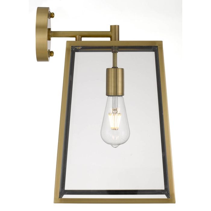 Telbix Antique Brass Cantena 25 Exterior Wall Bracket
