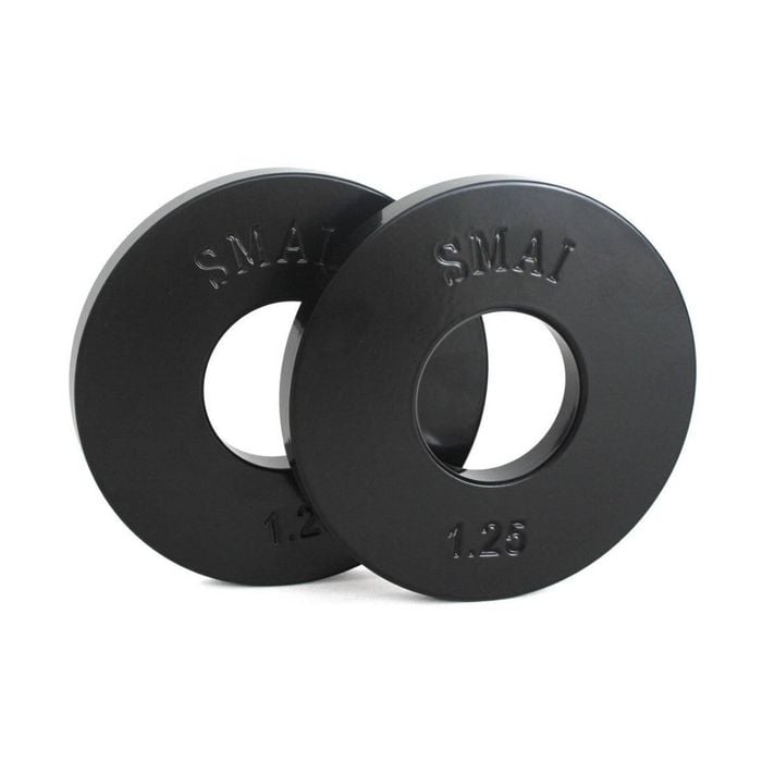 Smai Fractional Plate Pair 1.25kg - Steel - Black