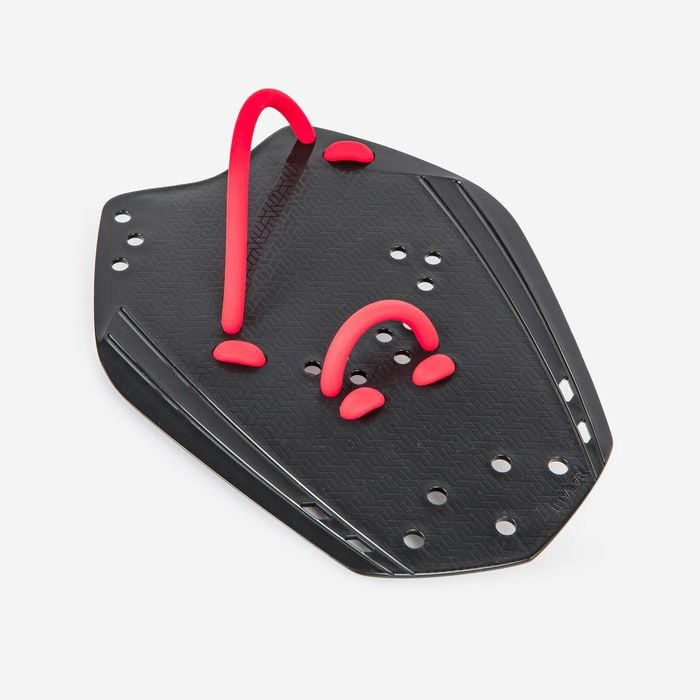 Decathlon | SWIMMING HAND PADDLES 900 L BLACK RED - No Size | light grey, light pink | 8842637