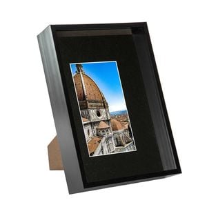 Nicola Spring 3D Deep Box Frame with A5 Mount - A4 (8" x 12") - Black