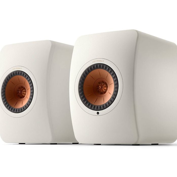KEF LS50 Wireless II Wireless HiFi Speakers (Mineral White)