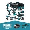 Makita XGT 40V 10 Piece Combo 4.0Ah Kit