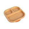 Tiny Dining Children's Bamboo Dinner Feeding Plate - Segmented