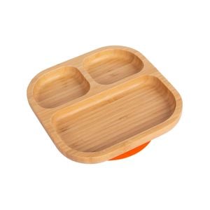 Tiny Dining Children's Bamboo Dinner Feeding Plate - Segmented
