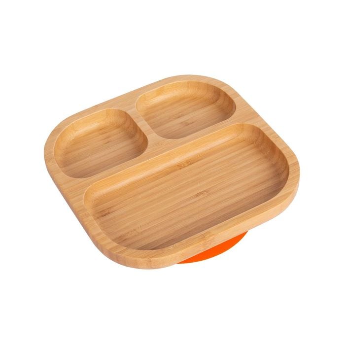 Tiny Dining Children's Bamboo Dinner Feeding Plate - Segmented