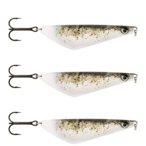 3x Rapala 8.5cm Harmaja Metal Spoon Fishing Lures - Stickleback