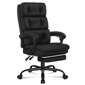 ALFORDSON Office Chair Gaming Chair Fabric Black