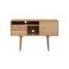 6IXTY Niche Scandinavian Wooden Small Highboard Buffet Unit Sideboard Storage Cabinet - Natural
