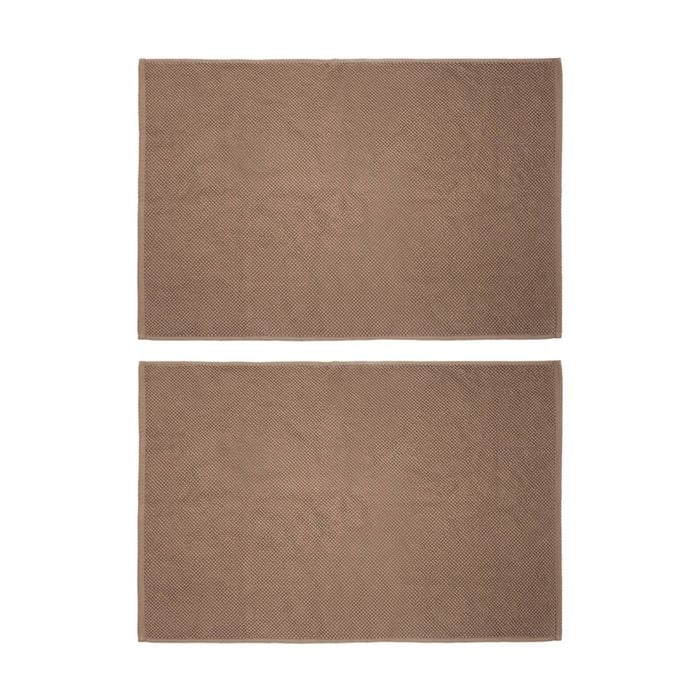 2PK Bambury Angove 950gsm Soft Absorbent Cotton Bath Mat 50x80cm Pink