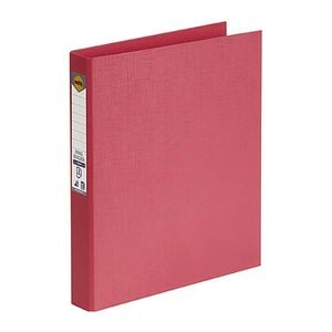 Marbig Polyethylene 2 D-ring Binder 25mm (A4) (Coral)