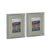 Nicola Spring Photo Frames with 4" x 6" Mount - 8" x 10" - Grey - Pack of 2