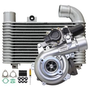 Upgrade Billet Turbo Charger With 64mm Intercooler For Toyota Commuter 1kd-ftv 3.0l