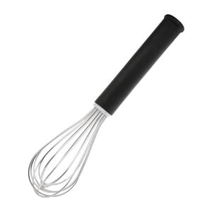 Vogue Heavy Duty Whisk Stainless Steel 8 Wire Plastic Sealed 250mm 10 Inch Commercial Kitchen Utensil