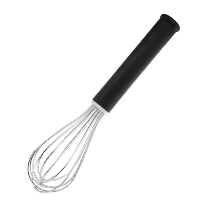Vogue Heavy Duty Whisk Stainless Steel 8 Wire Plastic Sealed 250mm 10 Inch Commercial Kitchen Utensil