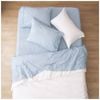 Renee Taylor 250TC Kiki Patterned Cotton Sheet Set Blue Long SIngle