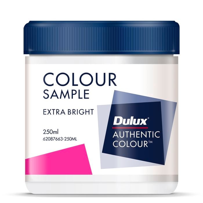 Dulux 250ml Extra Bright Sample Pot