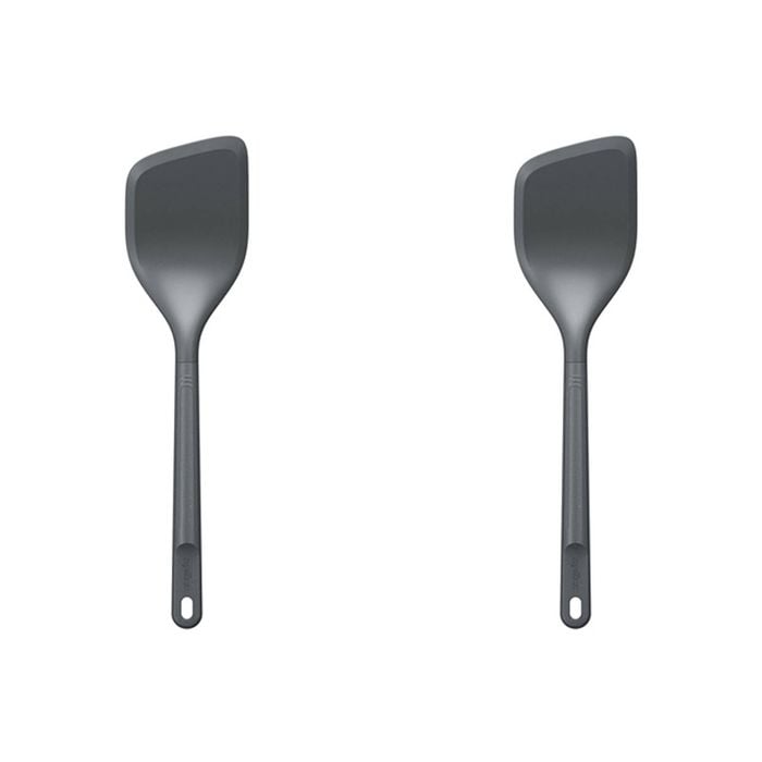 2PK Zyliss Angled Turner Nylon Cooking Utensil 32cm - Grey