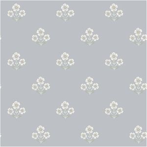 Mini Flowers Blue, Wallpaper 10.05m x 53cm Wallpaper Boutique