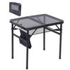 Black Metal Casual Side Table