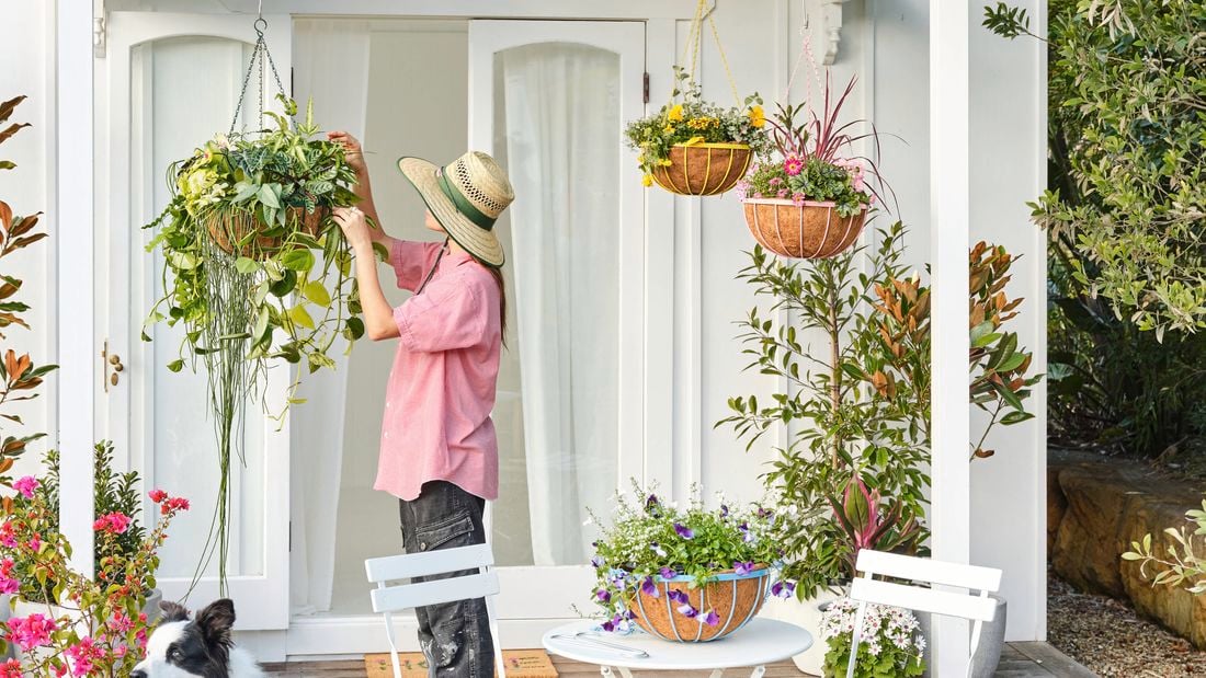 Header image of lady gardening in front yard