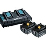 Makita Dual Port Rapid Charger With 2 x 5.0Ah Batteries