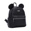 Disney Mickey Mouse PU Backpack Kid's School Bag With Ears Black