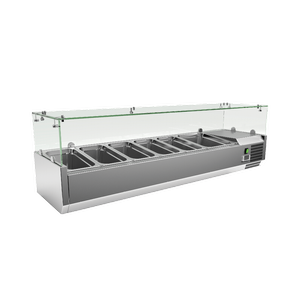 Exquisite Counter Top Food Preparation Refrigerators 1800mm Width - 8 X Gn1/3 (excluding Pans)