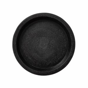 Northcote Pottery 19 x 19cm Black Terrazzo Look Saucer - 190mm