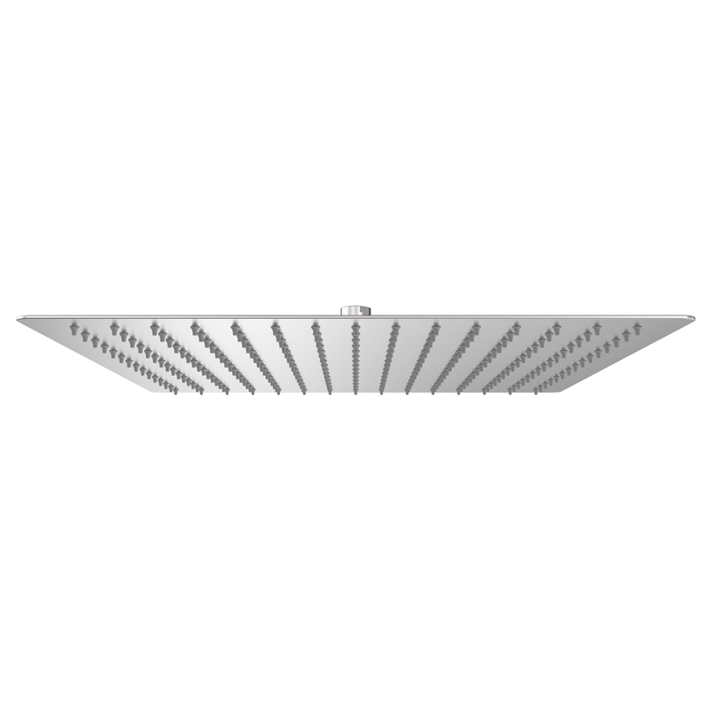 Mondella 400mm Brushed Nickel Rococo Square Shower Head